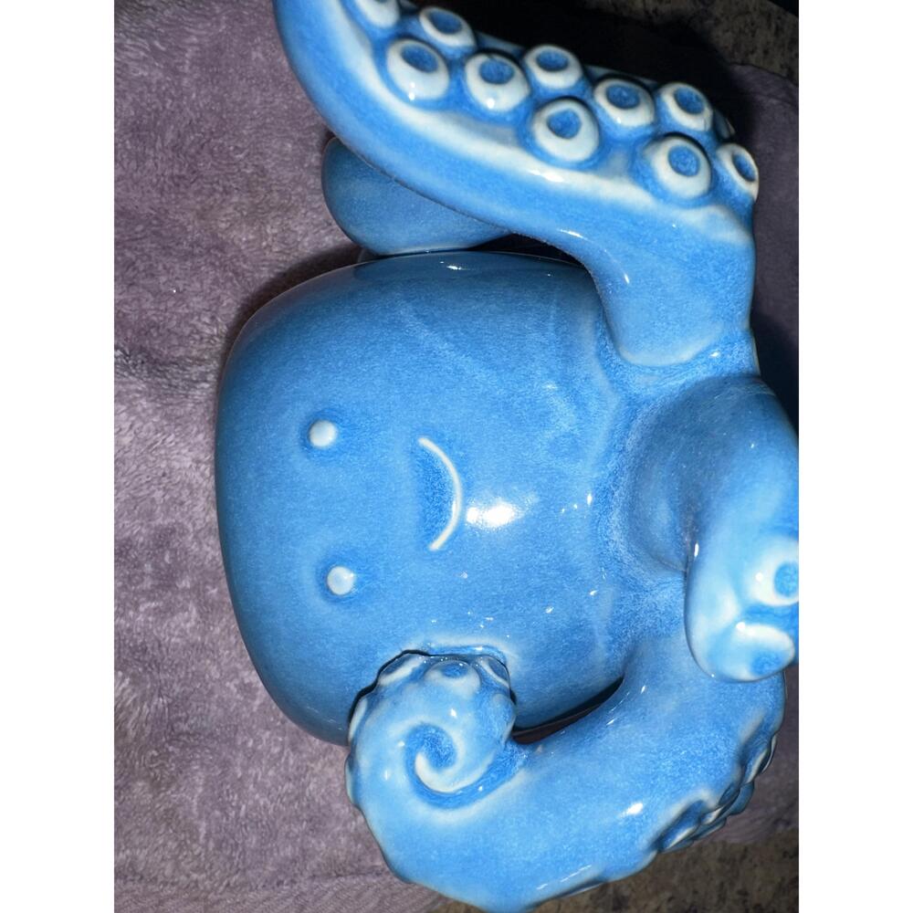 Bath and body works hand soap holder Blue Nautical Octopus Tentacle Coastal